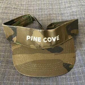 Camouflage Visor with Pine Cove Embroidery